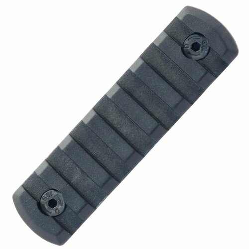 фото Планка пикатинни dlg m-lok 7 слотов черная / черный (black) dlg tactical