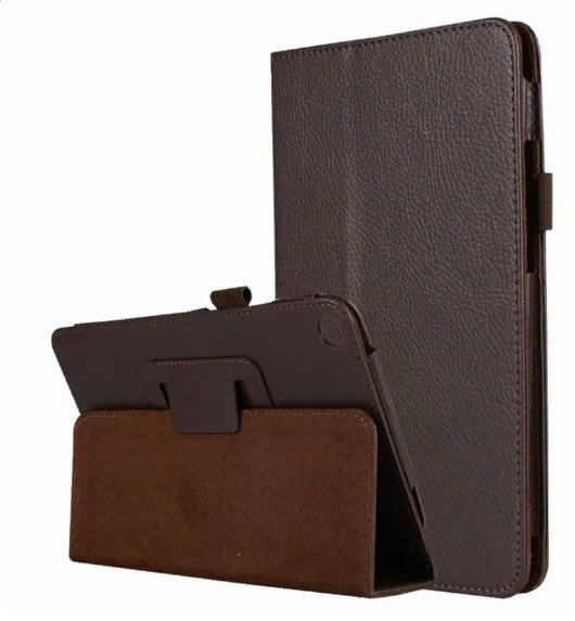 Чехол-обложка MyPads с подставкой для Huawei MediaPad M3 Lite 8 (CPN-W09/AL00) коричневый кожаный