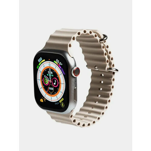 Умные смарт-часы X9 серии с беспроводной зарядкой серебро 229000₽