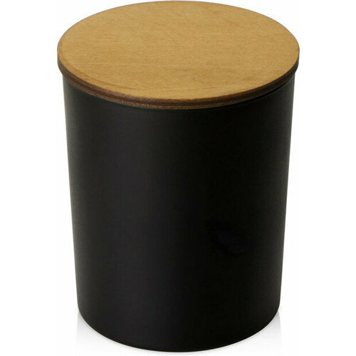 Свеча соевая ароматическая в стекле KIANA Niort, черная