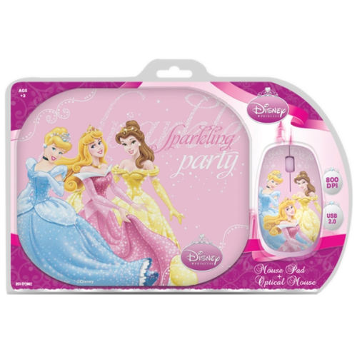 Мышь проводная Cirkuit Planet DSY-TP2003 Princess рисунок USB