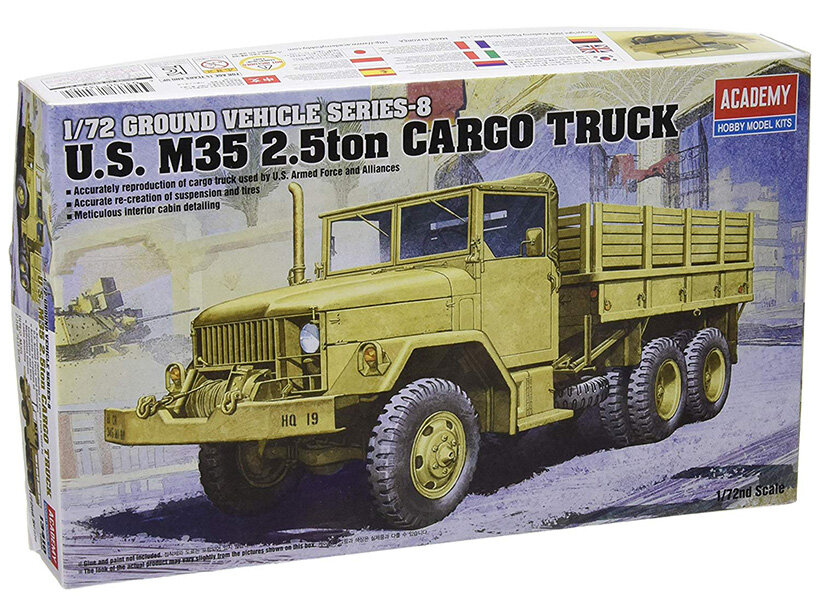 13410 Academy Американский 2,5-тонный грузовик M35 (1:72)