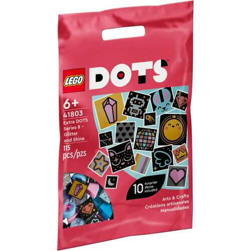 Конструктор LEGO DOTS - Extra DOTS Series 8 (Glitter and Shine) 41803 конструктор lego dots браслет звёздное небо