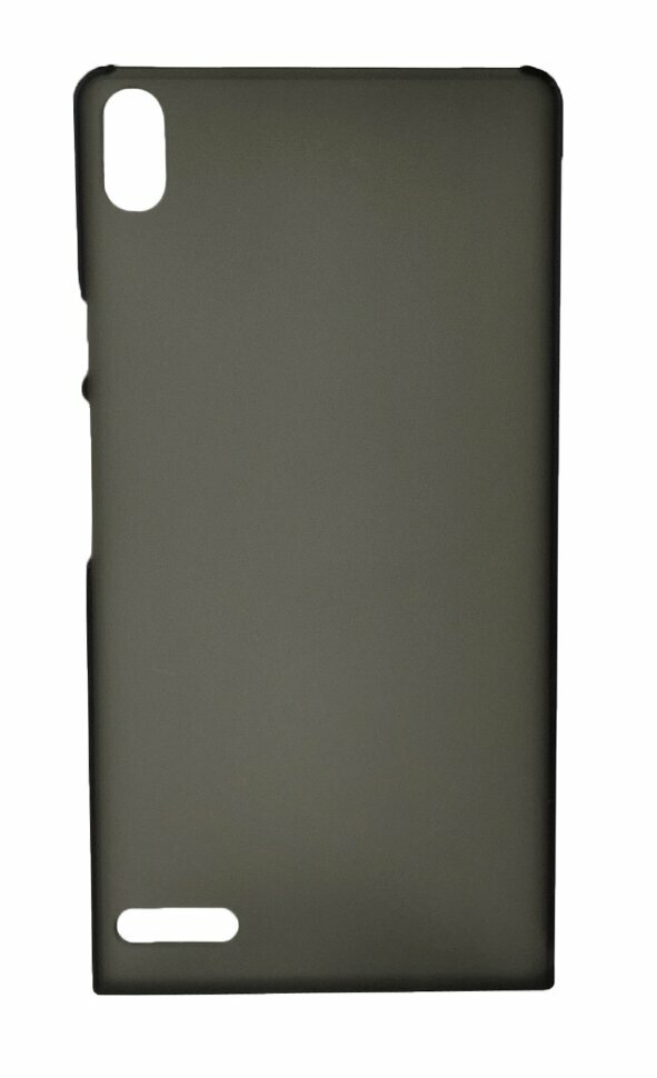 Накладка пластиковая для Huawei Ascend P6 прозрачно-черная
