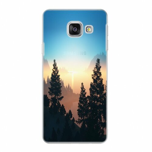 Накладка Deppa Art Case для Samsung Galaxy A3 (2016) A310 Nature Series Озеро + пленка