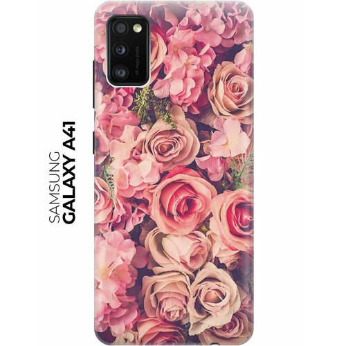 Чехол - накладка ArtColor для Samsung Galaxy A41 с принтом Розовый куст чехол накладка artcolor для samsung galaxy s21 plus с принтом розовый куст