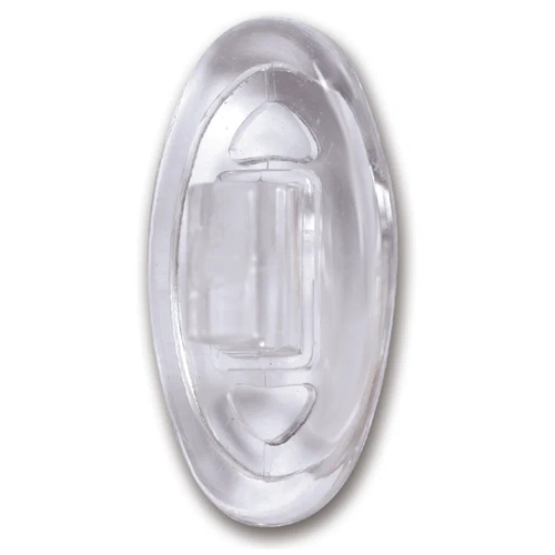 Носовые упоры OptiTech для очков, повышенной комфортности c пластиковой вставкой cимметричные под защелку, 16,5 мм, 2 пары