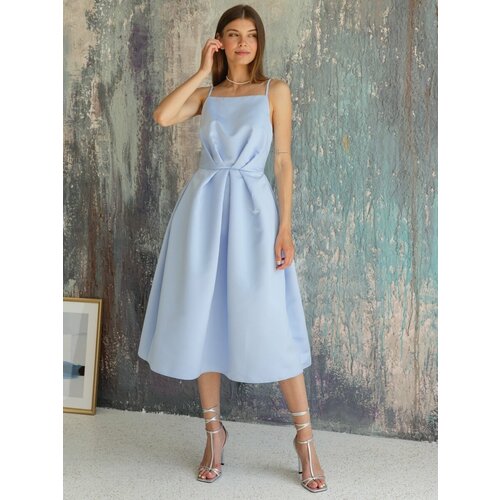 фото Платье fashion.love.story, размер 44, голубой