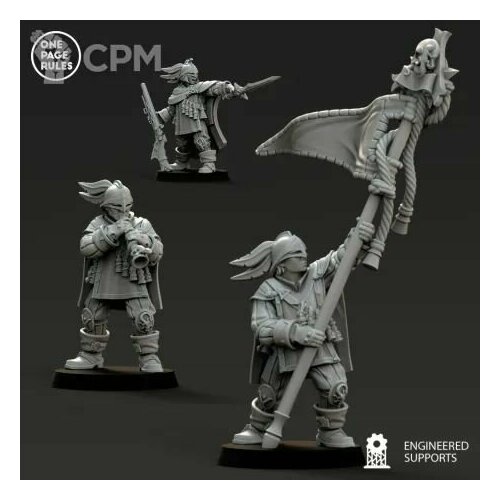 Warhammer Empire Marksmen Com Group/Имперские Стрелки Коммандная Группа