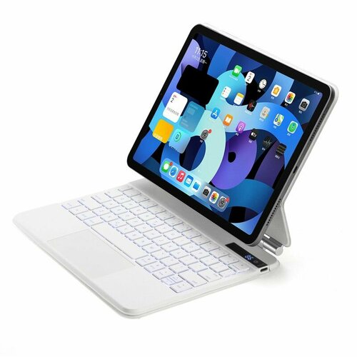 Чехол Magic Keyboard MyPads для iPad Air 4-го и 5-го поколения (2020-2022 года) дюйма с русской гравировкой 