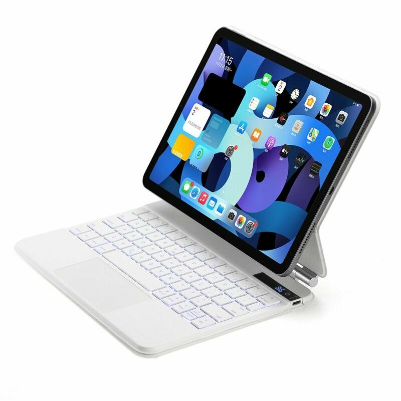 Чехол Magic Keyboard MyPads для Apple iPad 10 10.9 (2022) - A2757, A2777 с русской гравировкой