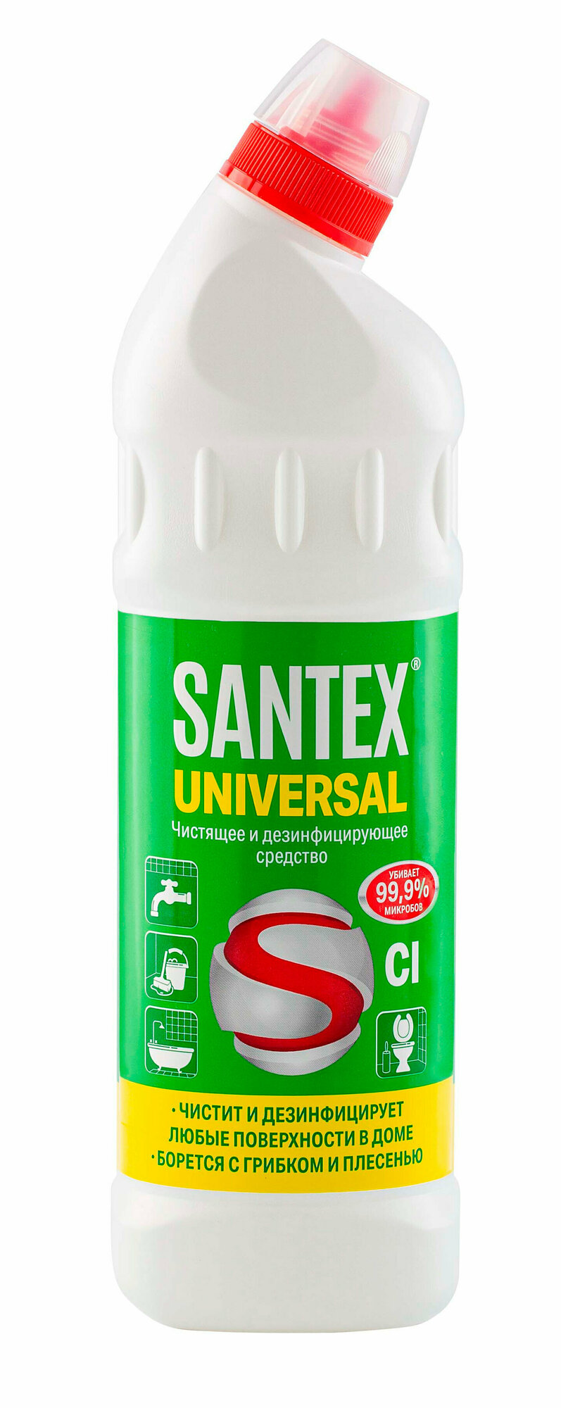 Santex UNIVERSAL Гель с хлором универсальный 750г, 1 шт - фотография № 8