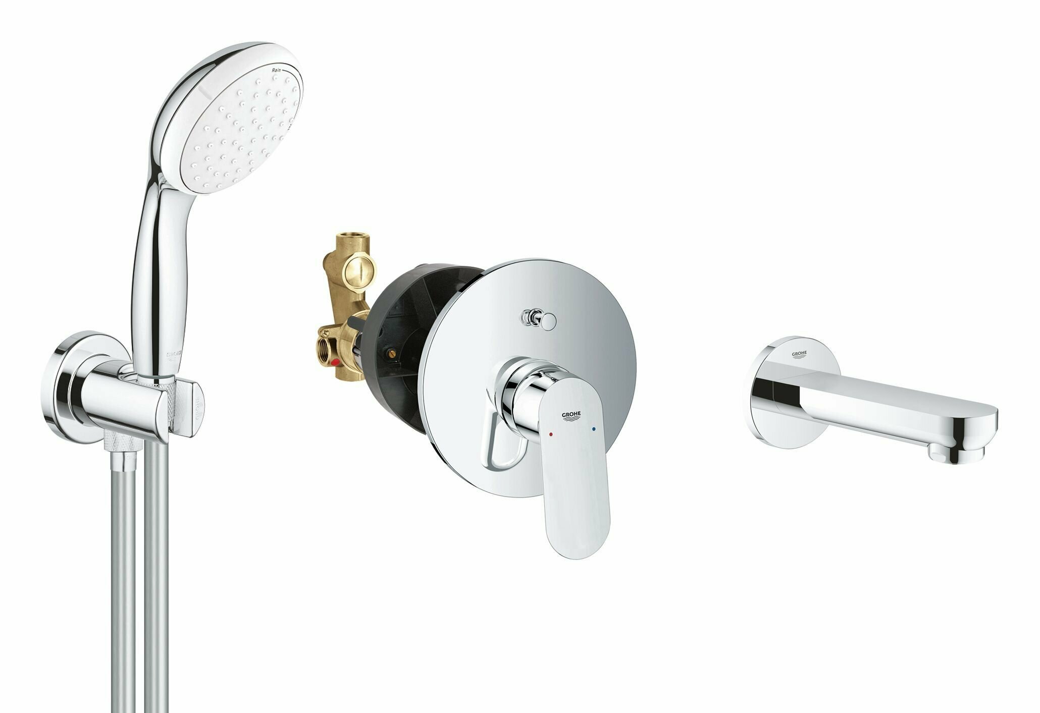 Набор для ванны Grohe Eurosmart Cosmopolitan, хром