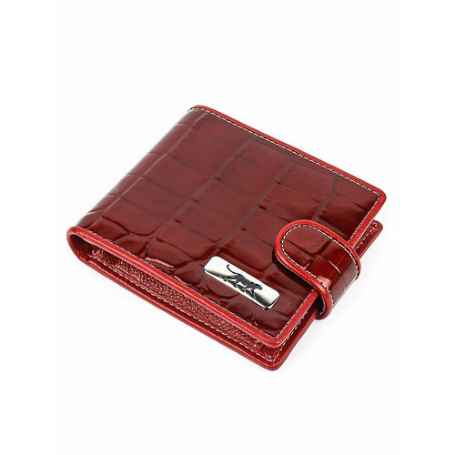 фото Кошелек sergio valentini, фактура тиснение, под рептилию, красный
