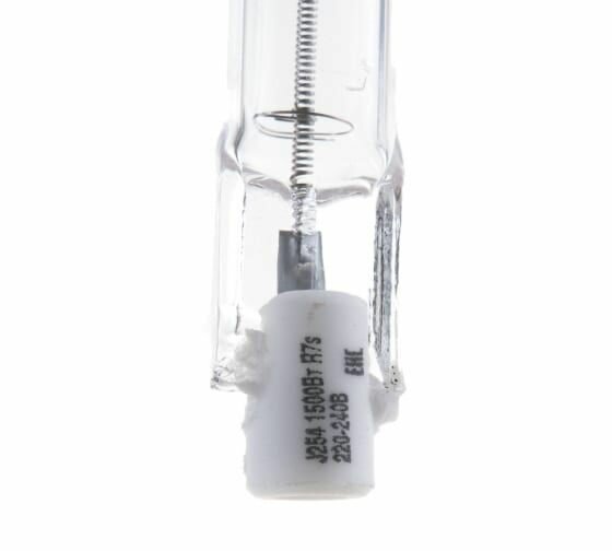 Лампа галогенная J254 1500Вт линейная R7s 3000К 240В LKsmJ254230V1500W КОСМОС - фото №7