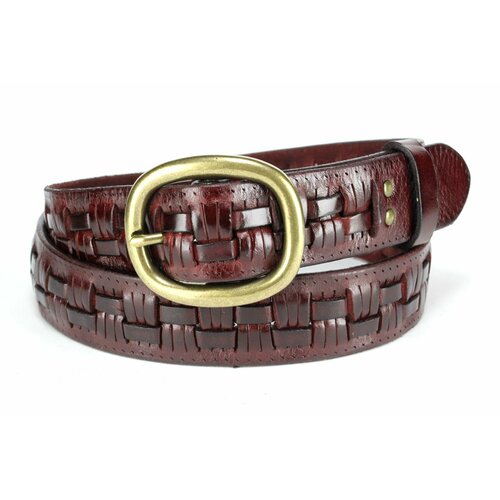 фото Ремень , размер 120, бордовый fortuna