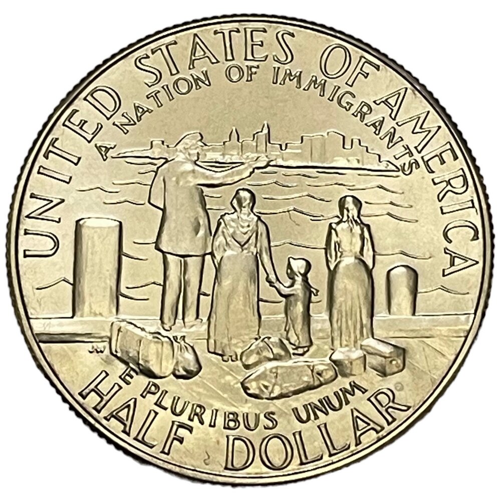 США 50 центов (1/2 доллара) 1986 г. (100 лет Статуе Свободы) (D)