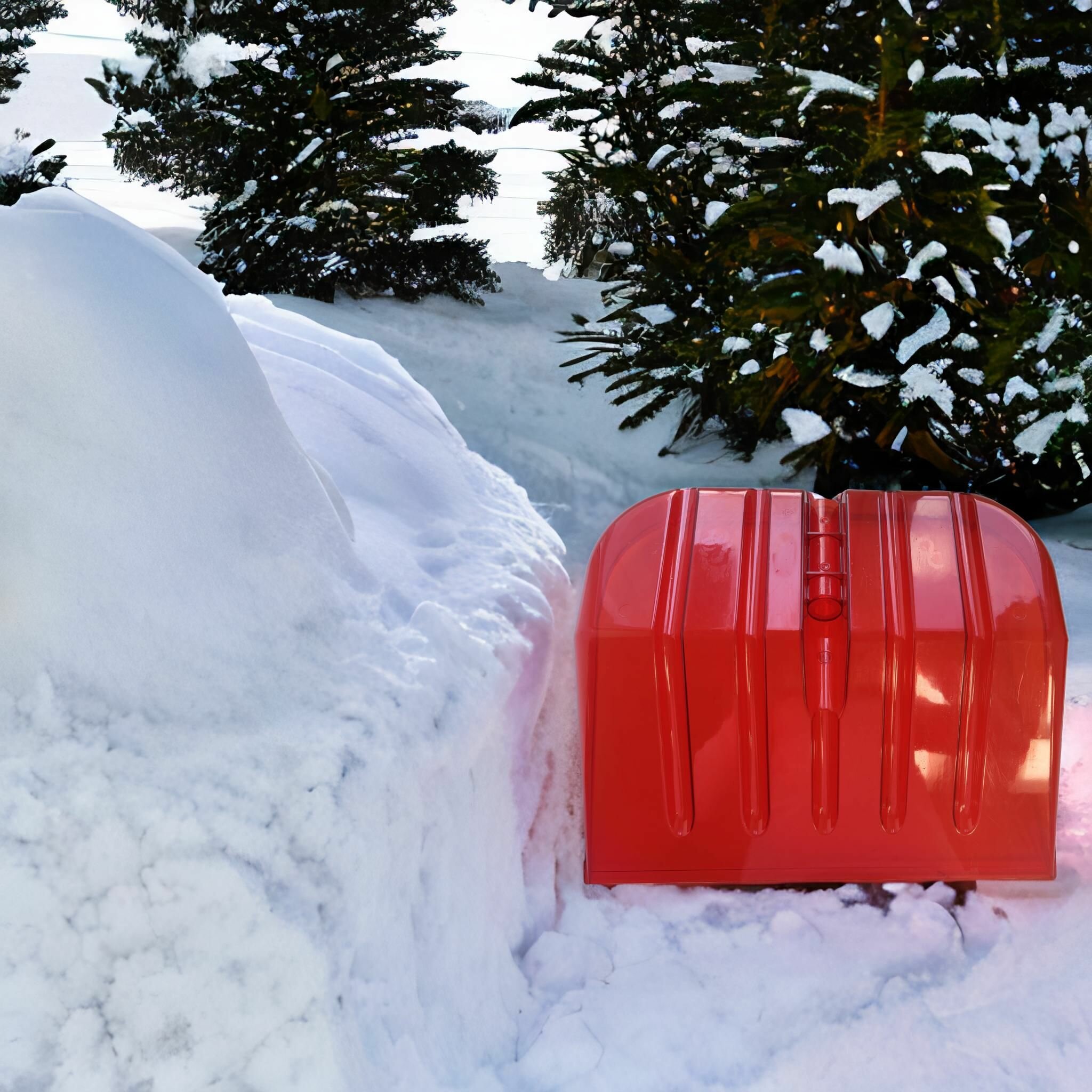 Лопата снеговая из поликарбоната ПК-1 без черенка - фотография № 2