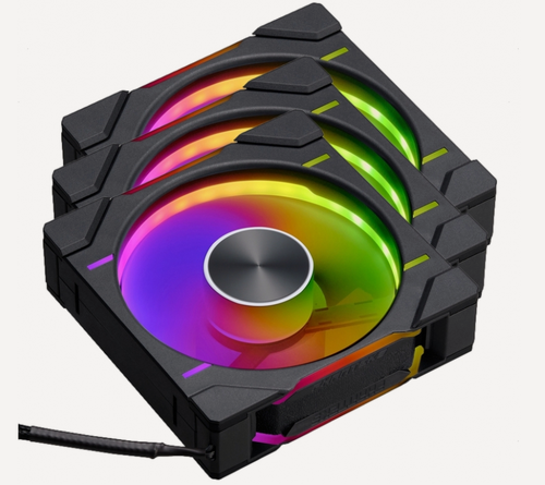 Изображение товара Вентиляторы для корпуса PHANTEKS D30 DRGB Black Regular (3pcs) PH-F120D30_DRGB_PWM_BK01_3P