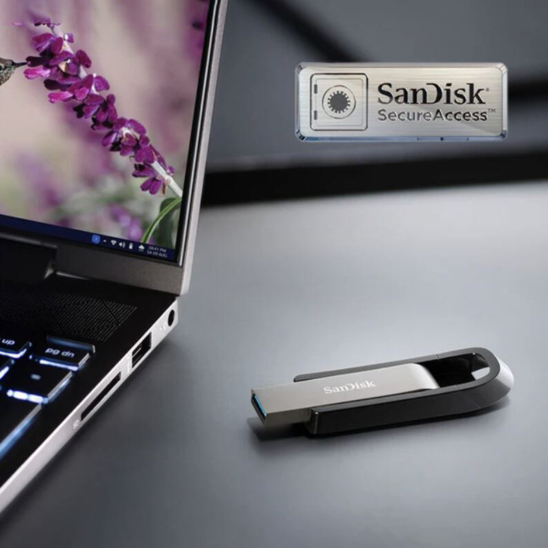 Флешка USB 64Gb SanDisk Extreme SDCZ800-064G-G46 черный - фото №16