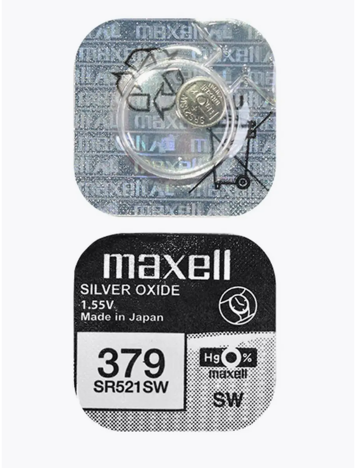 Батарейка MAXELL R379 (SR521SW), 1.55 В