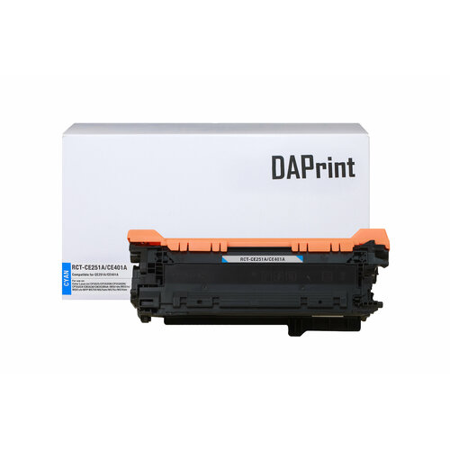 Картридж лазерный DAPrint CE401A (507A) для принтера HP голубой (Cyan) 6000 страниц картридж лазерный daprint ce401a 507a для принтера hp голубой cyan 6000 страниц