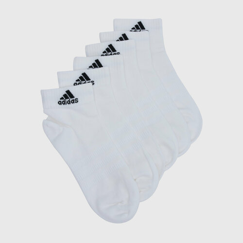 Носки adidas, 3 пары, размер S, белый носки adidas 3 пары размер s белый серый