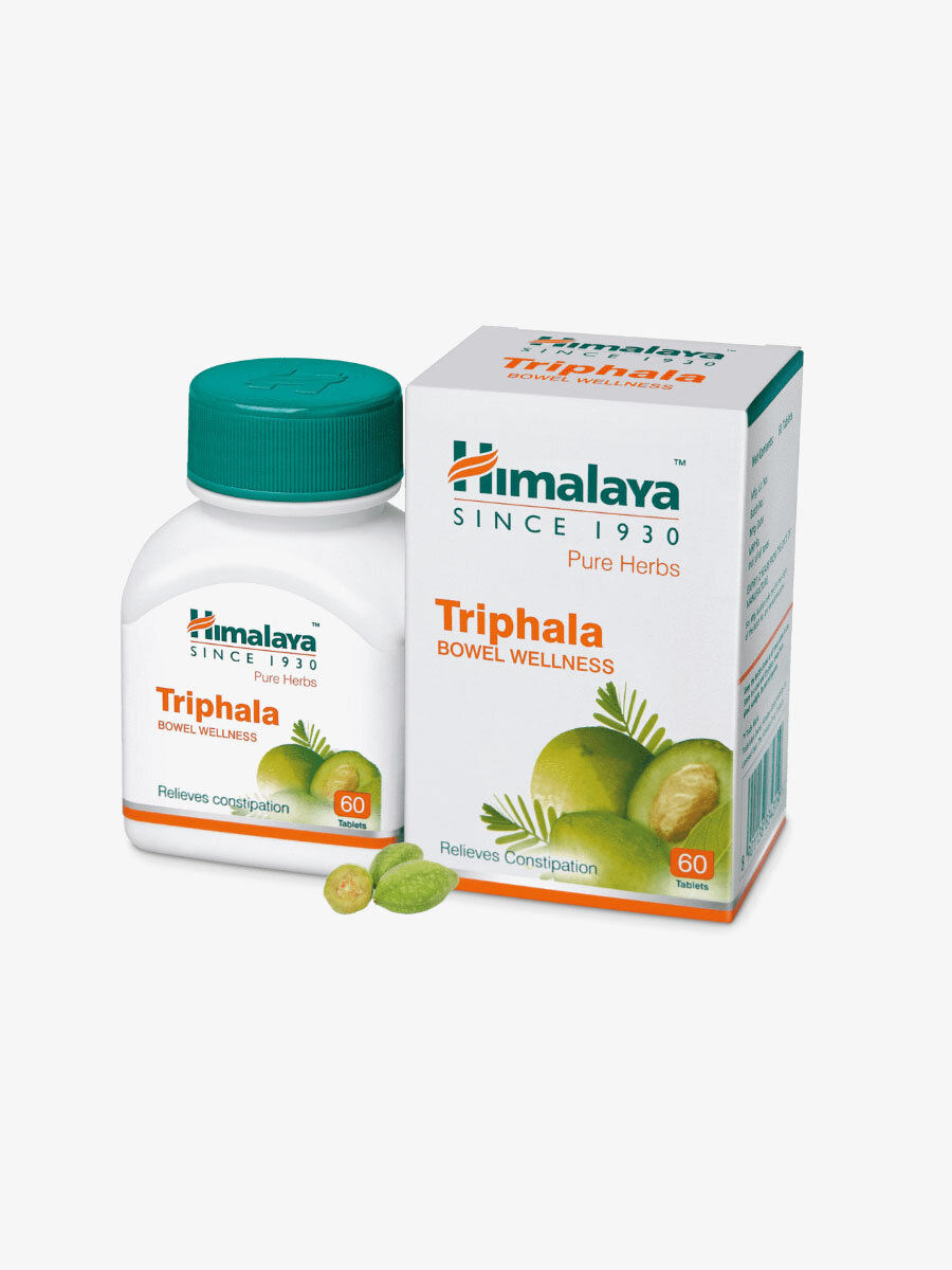 Изображение Таблетки Himalaya "Triphala" для нормализации работы ЖКТ, 60 штук
