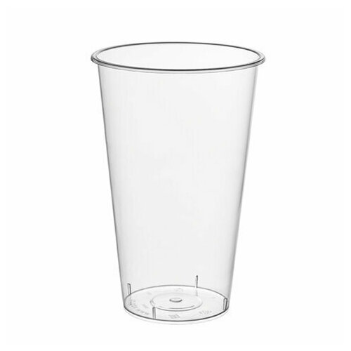 Стакан одноразовый пластиковый прозрачный сверхплотный 500 мл Bubble Cup взлп 1021ГП 500 штук 7770₽