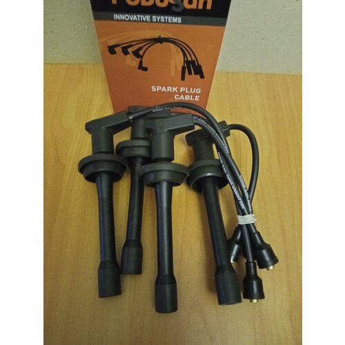 Провода высоковольтные для ГАЗ, Газель, Волга, Соболь с двигателями ЗМЗ-406,-405,-409, силиконовые с наконечниками. POBUSSAN, Турция