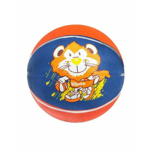 Мяч баскетбольный 3 мини 15 см Лев сине-оранжевый 85305-KR2 715₽