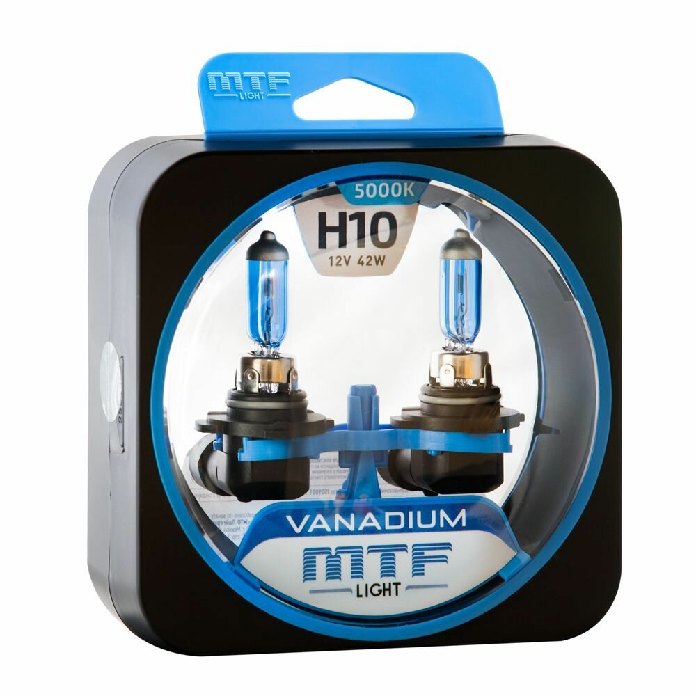 Галогенные автолампы MTF Light серия VANADIUM H10, 12V, 42W, комп.