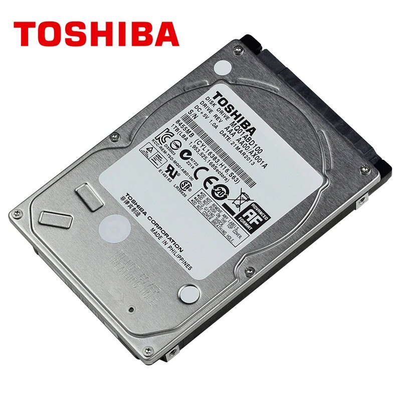 Жесткий диск Toshiba MQ01ABD100, для ноутбука, HDD, 1 Тб, 2,5"