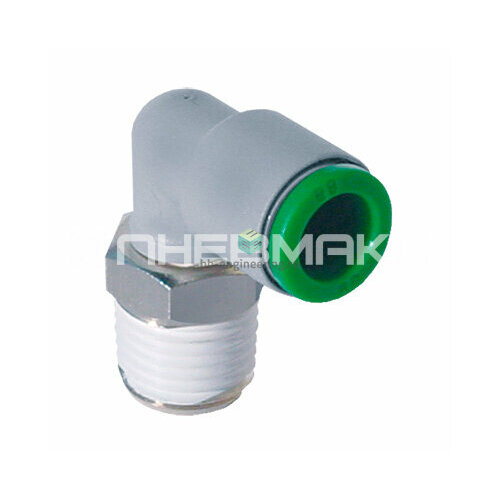 T22C0438 PNEUMAX - Штуцер угловой с нар. резьбой цанговый R3/8-4 мм