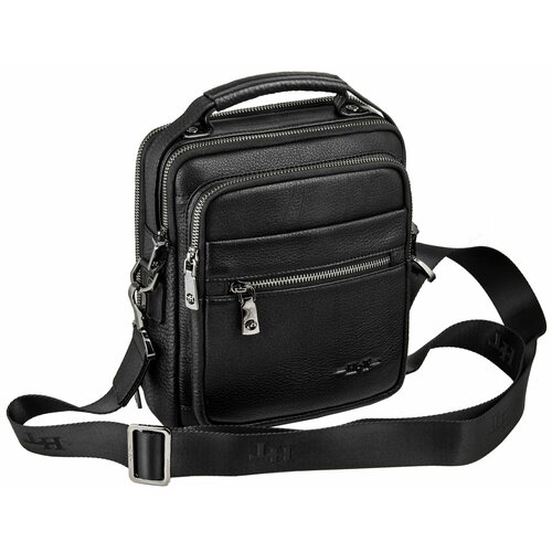 Сумка барсетка  барсетка, фактура зернистая, черный