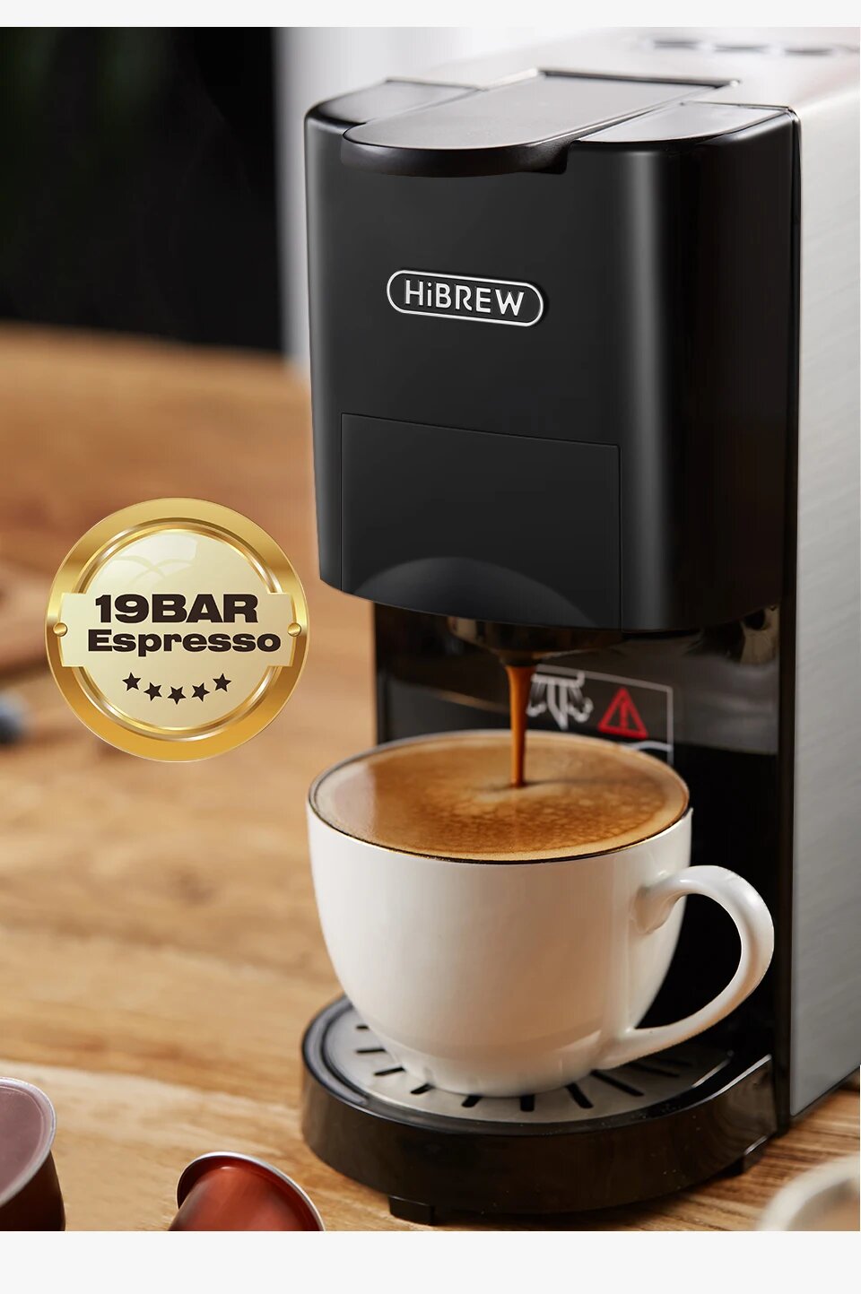 Hibrew H3 кофемашина кафетерия горячая/холодная 5 в 1 несколько 19Bar Dolce Gusto молоко и эспрессо капсулы манжета кофе