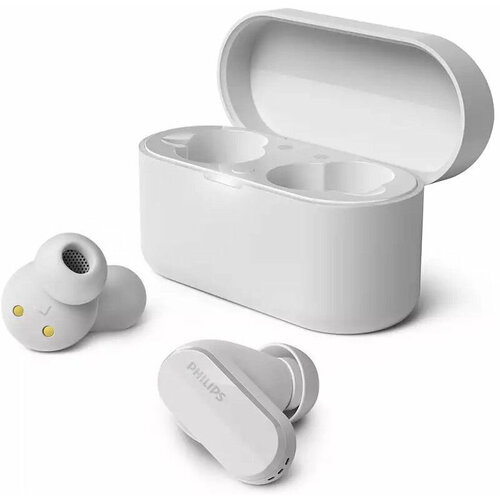 Гарнитура внутриканальные Philips TAT3508WT00 белый беспроводные bluetooth в ушной раковине 5990₽