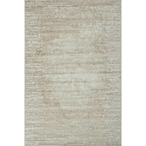 Ковер на пол в гостиную в спальню 300х400 см бежевый современный ворс 7 мм 321689 KoverVDom