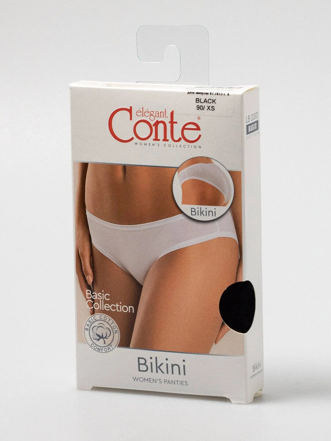 Трусы женские Conte Basic Cotton LB 2001 bikini размер 48=L цвет White=Белый обхват бёдер 102 см