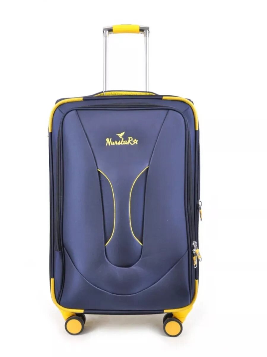 фото Чемодан на колесах тканевый M