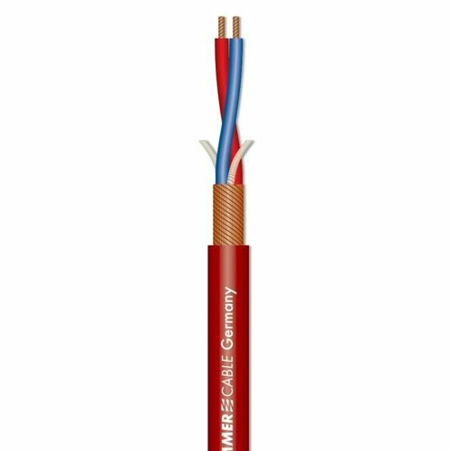 Кабель микрофонный в нарезку Sommer Cable 200-0003 Stage 22 Highflex Red, 1 м