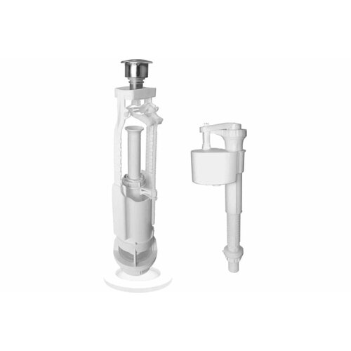 Механизм слива Berges Eko 15 030315 однокнопочный стартстоп кнопка хром 1413₽