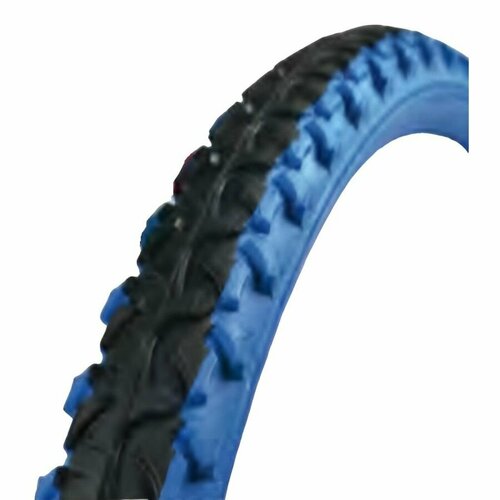 Велопокрышка 20' BrainY 20x2.125 с синей полоской XR-109/690053