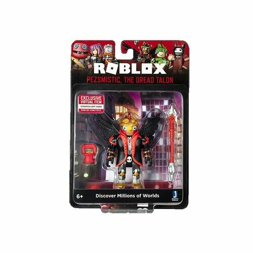 Фигурка Роблокс Пезсмистик Коготь Ужаса с аксессуарами эксклюзивный код Опасный РобоПетух Roblox PeZsmistic the Dread Talon Dangerous RoboRooster 2499₽