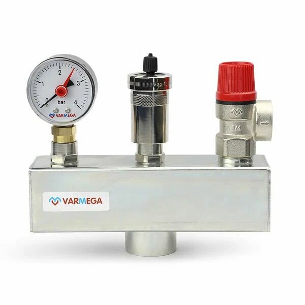 Группа безопасности котла Varmega VM16302, 1", сталь, до 100 кВт