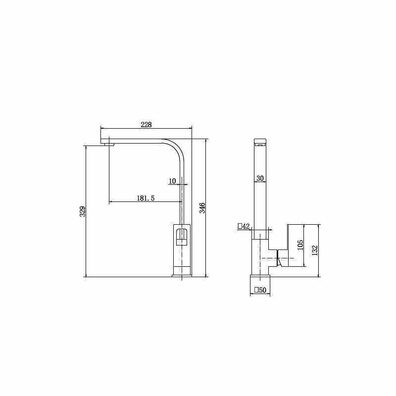 Смеситель для кухни FASHUN A54017 — фото 1