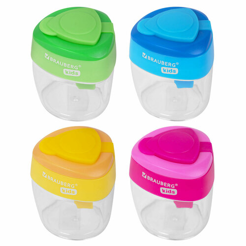 Упаковка 12 шт. Точилка BRAUBERG KIDS 