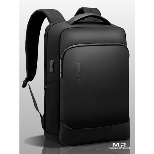 Рюкзак мужской городской Mark Ryden MR1862 дорожный большой для ноутбука 15,6. Черный женский, школьный подростковый водонепроницаемый с USB зарядкой