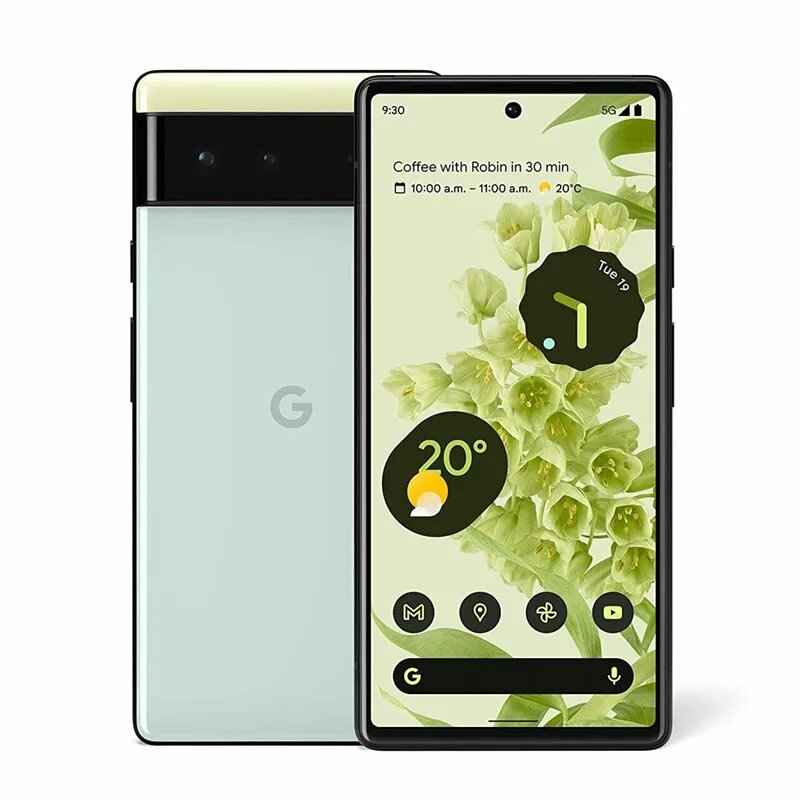 Смартфон Google Pixel 6, 8/128ГБ, 8/256ГБ, global, Б/у, Official Standard, Google, Pixel 6, Смартфон, Черный, 8ГБ, 128ГБ, global, Б/у — фото 1