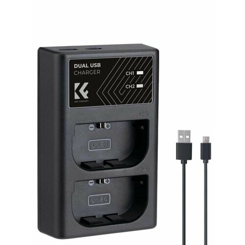 Зарядное устройство KF Concept KF280007 for LPE6NH micro USBType-C 805₽